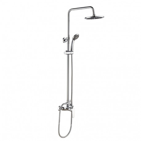 Душова система DOMINO TORINO DS-TO-004 (змішувач, стійка, шланг, лійка 200 мм, лійка душова)