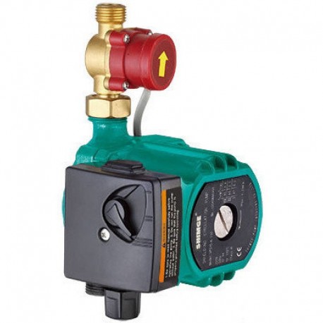 Насос для підвищення тиску +1,0 атм гар/хол вода ZPS15-9-140мм + гайки 1/2" SHIMGE