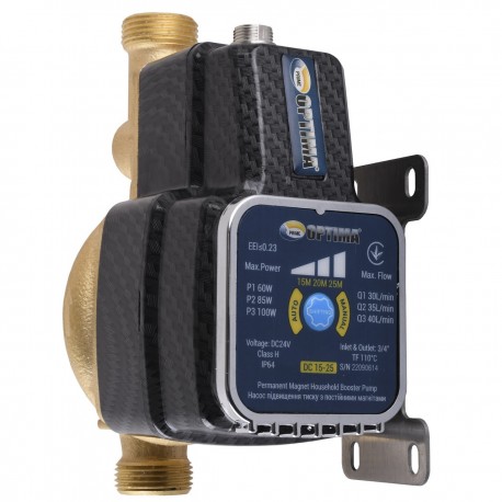Насос підвищення тиску +2,5 атм Optima Prime DC 15-25 AUTO