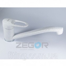 Змішувач для кухні Zegor POP-A043-W (Білий)